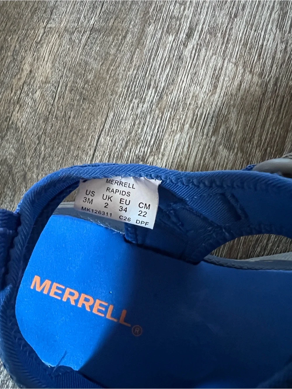 Merrell Rapids Boys Sandals- Size 3